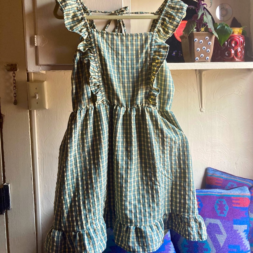 ADORABLE little checkered dress